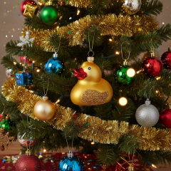 Елочная игрушка "Уточка" 7 cм