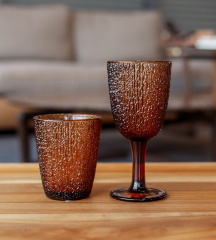 Набор стаканов Glass Davor 280 мл, 3 шт, цвет янтарный