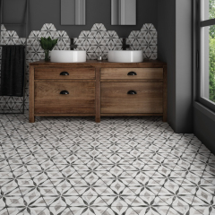 Керамогранит Equipe Bardiglio 17,5х20, Hexagon Flower, 8 мм