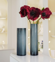 Ваза Wetube 30 см, цвет серый