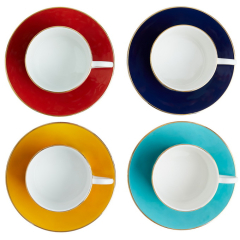 Набор чашек чайных с блюдцами Wonderlust, 8 предметов