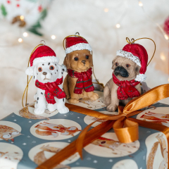 Новогодняя игрушка "Далматинец" 7 см