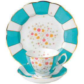 Набор чайный на 1 персону 1930 Mint Deco, 3 предмета