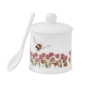 Емкость для меда "Шмель" с ложкой 110 мл