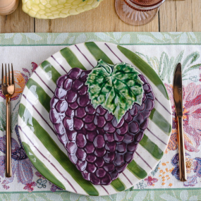 Тарелка салатная Uvas 23х19,5 см