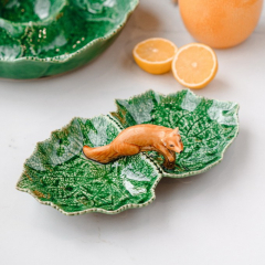 Менажница "Лисичка" 34х19 см, 2 сектора