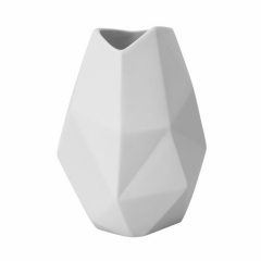 Ваза Surface 14 см, белая матовая