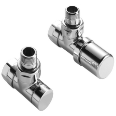Набор вентилей Carlo Poletti 838888, 1/2", хром