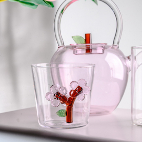 Стакан "Персиковые цветы" Botanica 350 мл