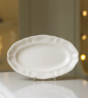 Блюдо для солений Pont aux choux blanc 24х14,8 см