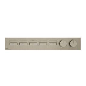 Внешняя часть Gessi HI-FI 63018.149 термостатического смесителя, брашированный никель Finox