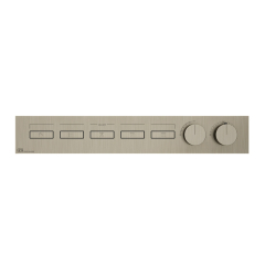 Внешняя часть Gessi HI-FI 63018.149 термостатического смесителя, брашированный никель Finox
