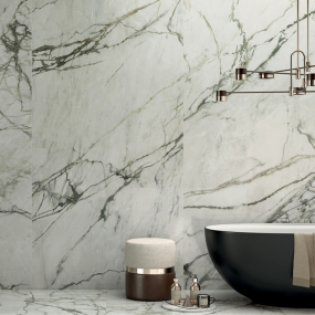 Плитка Керамогранит Lea Ceramiche Noblesse 120х278 Lev, Calacatta Emerald, 6 мм