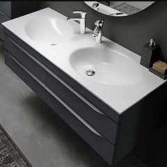 Тумба с раковиной Kolpa-San Malaya OUM 100, 101х50, подвесная, дуб