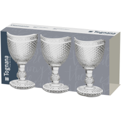 Набор бокалов Glass Diamante 280 мл, 3 шт