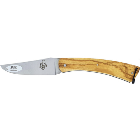 Нож карманный складывающийся Camembert 11 см, ручка - оливковое дерево