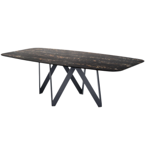 Стол Calligaris Cartesio 199х100, Calacatta Black