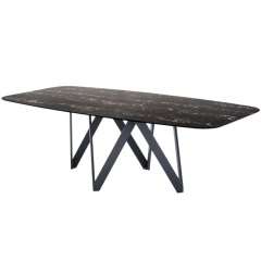 Стол Calligaris Cartesio 199х100, Calacatta Black