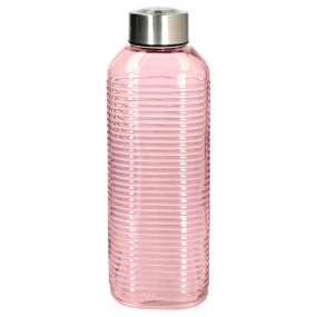 Бутылка для воды Glass Jus 1 л, розовая
