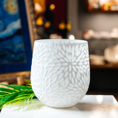 Ваза Scandic Home 22,5 см, белая