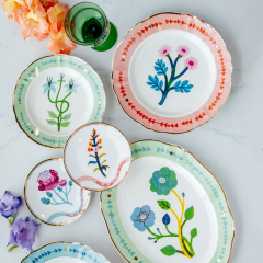 Тарелка салатная "Василек" Botanica 20,5 см