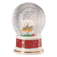 Снежный шар "Щенок" 12 см