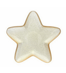 Блюдо декоративное Natale Estrella 24 см, цвет золото