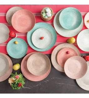 Набор посуды на 6 персон Metropolis Pepper Bamboo, 18 предметов