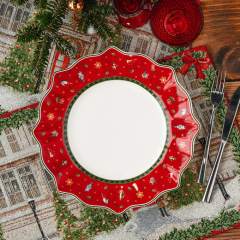 Тарелка глубокая Toy's Delight 26 см, красная