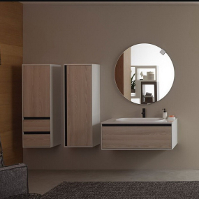 Шкаф-пенал подвесной Kolpa-San Pandora P 1302 NA, 130х45, дерево