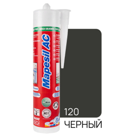 Силикон Mapei Mapesil AC N120, черный, 310 мл