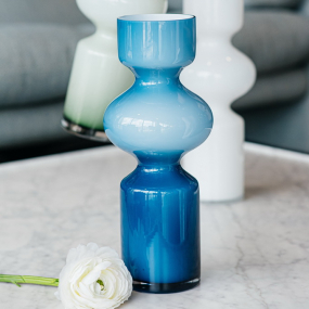 Ваза Wetube 35 см, синяя