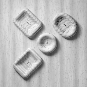 Раковина Antonio Lupi Gessati, 60х45, из Мрамора Bianco Carrara, с клапаном