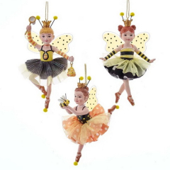 Елочная игрушка "Девочка-шмель" 12,7 см, в ассортименте