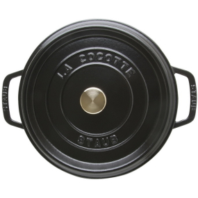 Кокот круглый La Cocotte 28 см / 6,7 л, черный матовый