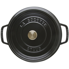 Кокот круглый La Cocotte 28 см / 6,7 л, черный матовый