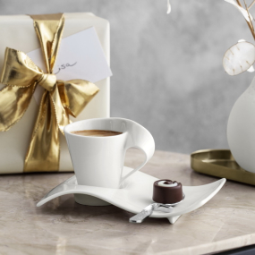 Блюдце для чашки эспрессо NewWave Caffe 17x13 см