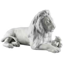 Статуэтка "Лев с детенышем" 21х44х23 см