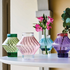 Ваза Galassia Fly 15 см, зеленая