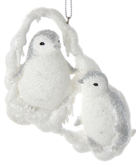 Игрушка на елку "Друзья-птенцы" 8,3 см