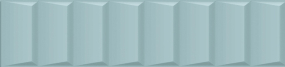 Керамогранит Rondine Volume 6х25, Light Blue 3D Ladder, 9,5 мм