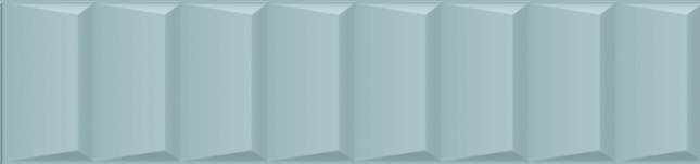 Керамогранит Rondine Volume 6х25, Light Blue 3D Ladder, 9,5 мм