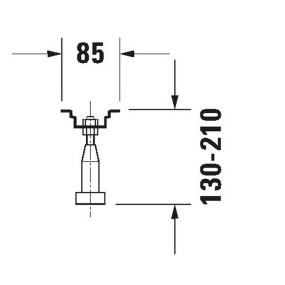 Ножки для ванны Duravit Accessories 7901000000000