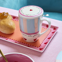 Блюдо прямоугольное Heart 32х17 см