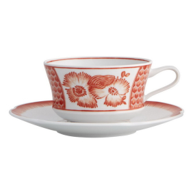 Чашка чайная с блюдцем Coralina 228 мл