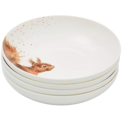 Набор тарелок для пасты Wrendale Designs 22 см, 4 шт