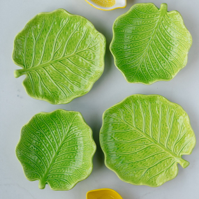 Блюдо "Листок" Lemon Garden 23х21 см