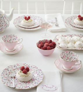 Чашка чайная с блюдцем Rose Confetti Vintage 185 мл