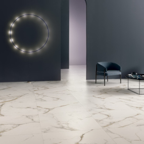 Керамогранит Lea Ceramiche Noblesse 60х120 Lev, Calacatta Oro, 6 мм