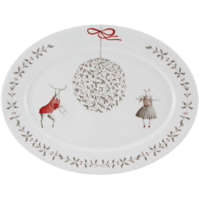 Блюдо овальное большое Noel 42,5х32,5 см